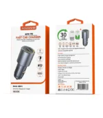 Xssive 40W PD Fast Car Charger XSS-CC38 - Zwart