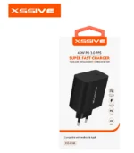 Xssive 45W PD Super Fast Charger XSS-AC68 - Zwart