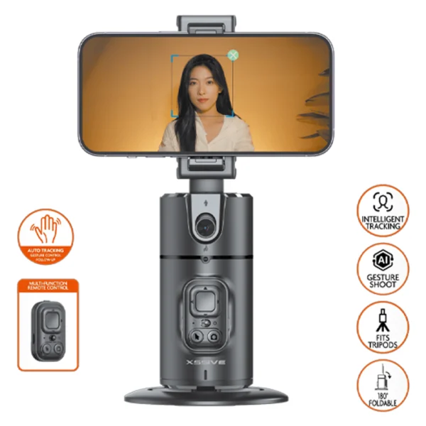 Xssive AI Face Tracking Desktop Selfie Stick XSS-FT02