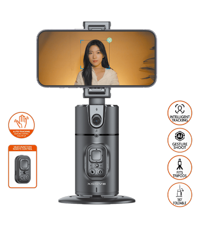 Xssive AI Face Tracking Desktop Selfie Stick XSS-FT02