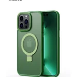 Xssive Back Case voor Magsafe with Stand Galaxy S24 Plus - Groen