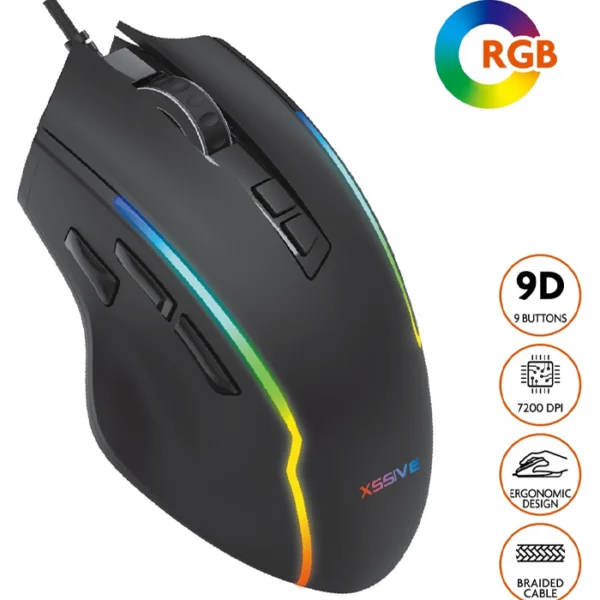 Xssive Bedraad Gaming Mouse XSS-GMS02 Pro