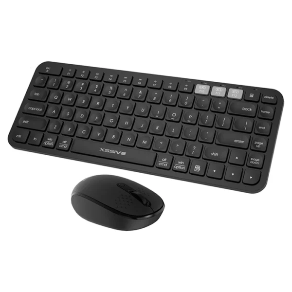 Xssive Bluetooth Wireless Keyboard & Mouse Combo QWERTY - XSS-KMSET3