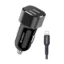 Xssive C29N Duo Car Charger + USB for iPhone 2.4A - Zwart