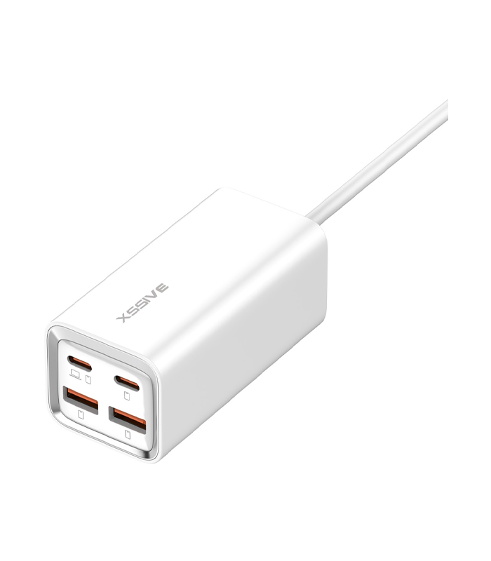 Xssive Desktop Charger 65W Fast Charging XSS-AC77- Wit