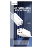 Xssive Desktop Charger 65W Fast Charging XSS-AC77- Wit