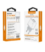 Xssive Duo USB Charger+Cable USB-C 2.1A XSS-AC54-C - White