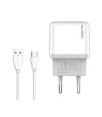 Xssive Duo USB Charger+Cable USB-C 2.1A XSS-AC54-C - White