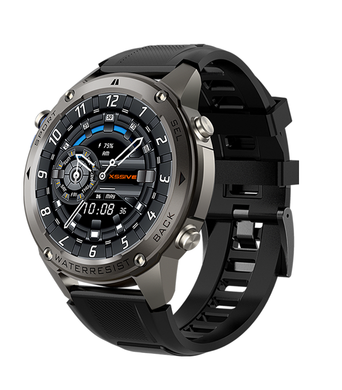 Xssive GPS Smart Watch XSS-SW11 - Zwart