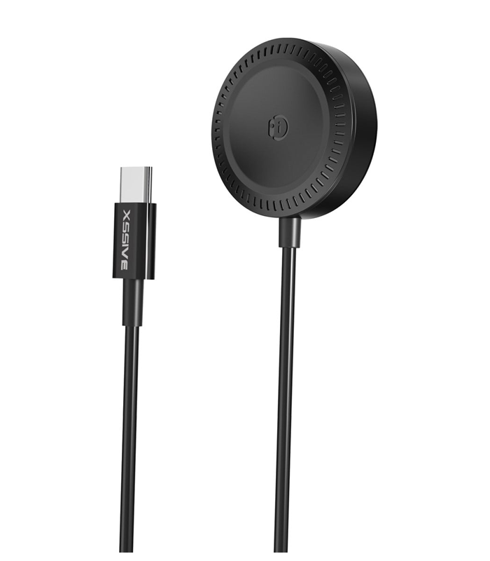 Xssive Magnetic Charging Cable for iWatch & Samsung Watch XSS-WATCH4B 2IN1 - Zwart