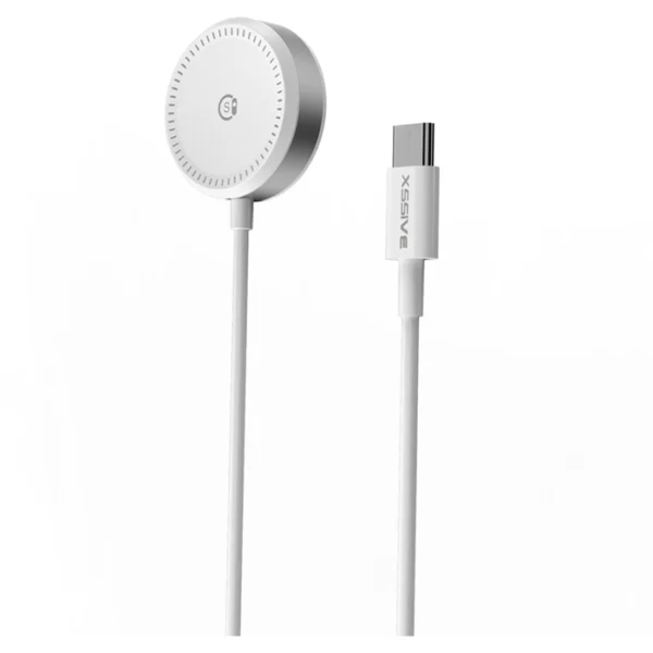 Xssive Magnetic Charging Cable for iWatch & Samsung Watch XSS-WATCH4W 2IN1 - Wit