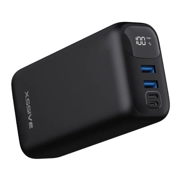 Xssive Powerbank Fast Charge 30.000 mAh QC PD XSS-PB23 - Zwart