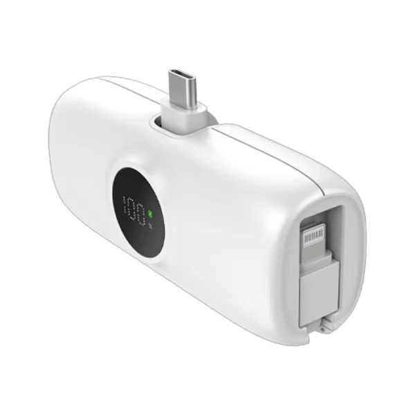Xssive Premium Mini Powerbank For USB-C With iPhone Cable 5000mAh XSS-PB40CW