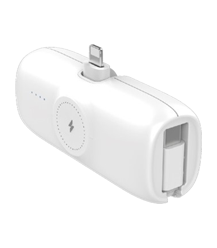 Xssive Premium Mini Powerbank For iWatch & iPhone With USB-C Cable 5000mAh XSS-PB41LW