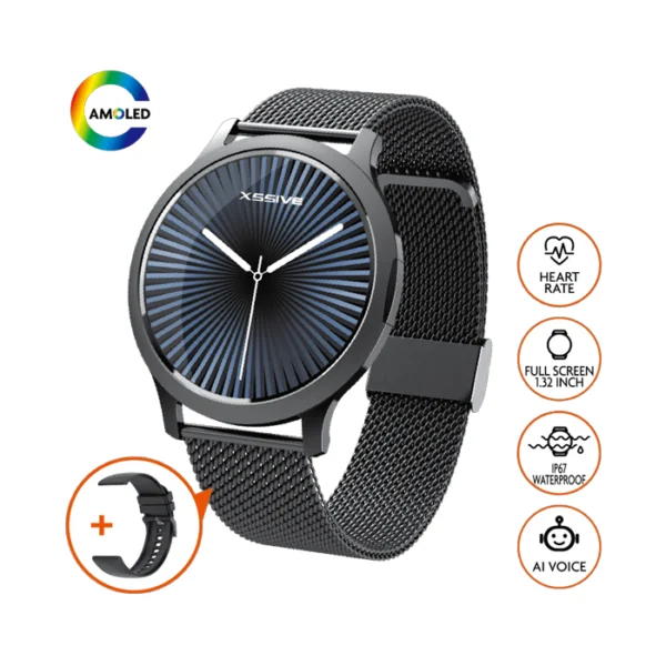 Xssive Smart Watch XSS-SW10B - Zwart