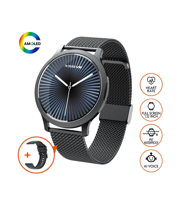 Xssive Smart Watch XSS-SW10B - Zwart