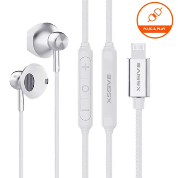 Xssive Stereo Earphones for iPhone XSS-EP24 - Wit