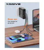 Xssive Super Fast Charger 140W GaN XSS-AC76 - Zwart