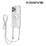 Xssive TPU Back Cover voor Magsafe met koord iPhone 12 Pro Max - Grijs
