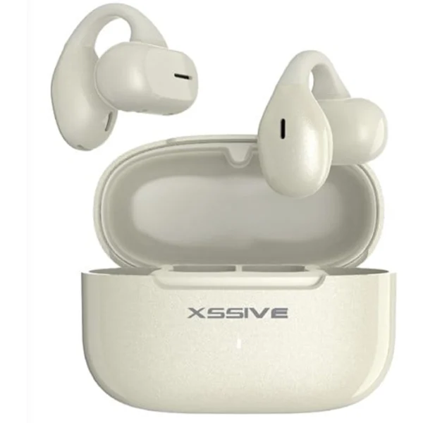 Xssive TWS Open Ear Clip XSS-CLIP-W - Cream-Wit