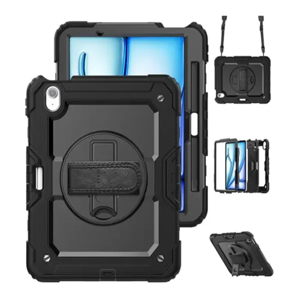 Xssive Tablet Protection Case iPad Air 11 2024 - Zwart