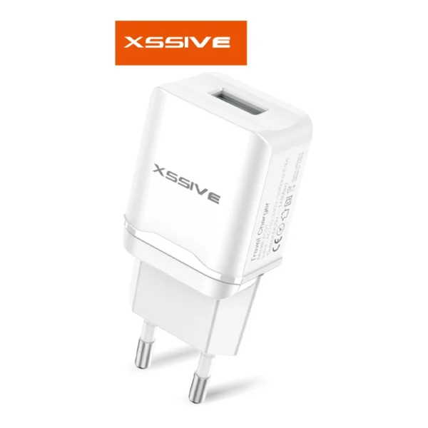 Xssive Travel Charger 1A met USB-C Cable XSS-AC52C - Wit