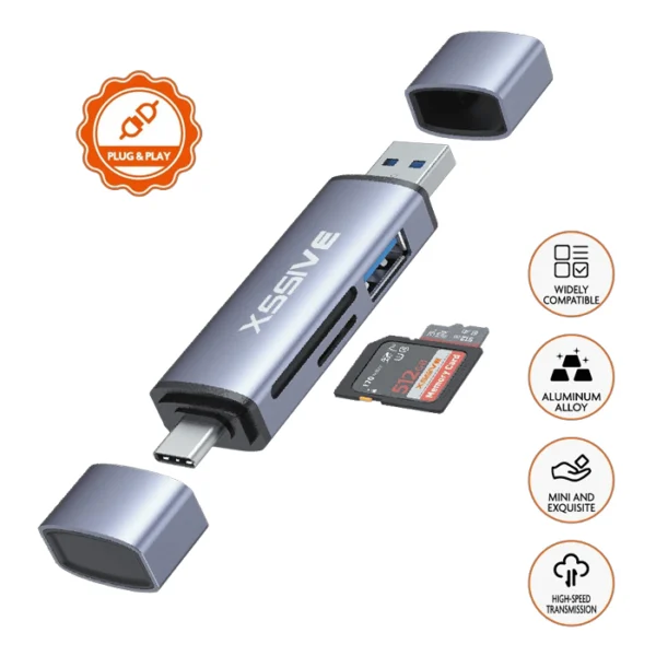 Xssive USB3.0 Card Reader XSS-OTG14
