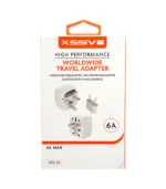 Xssive Universal Plug 6A Worldwide Travel Adapter Z4