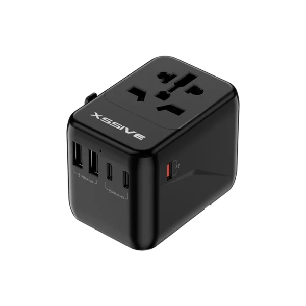 Xssive Worldwide Adapter 35W PD XSS-TR4B - Zwart