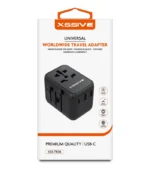 Xssive Worldwide Adapter XSS-TR3B - Zwart