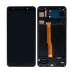 Samsung Galaxy A7 (2018) LCD Display With Frame Black OEM