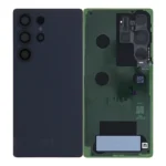 Samsung Galaxy S25 Ultra Back Cover With Lens Service Pack  - Titanium Jet Black