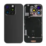 For Apple iPhone 16 Pro Max Back Glass With Frame And With NFC Flex Black Titanium