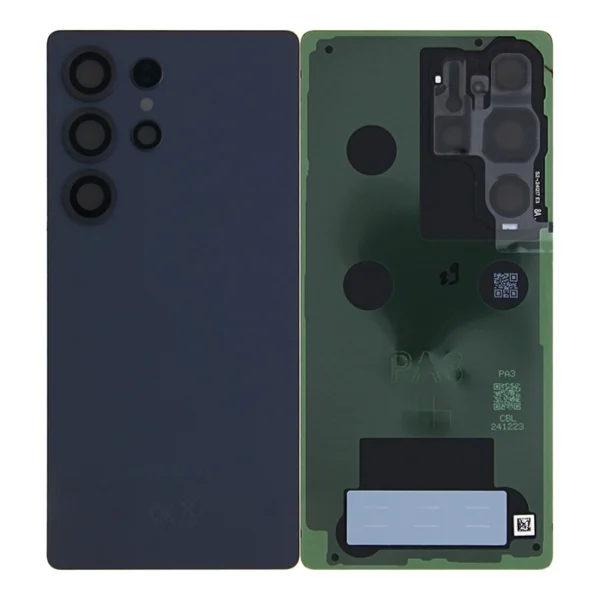 Samsung Galaxy S25 Ultra Back Cover With Lens Service Pack  - Titanium Black