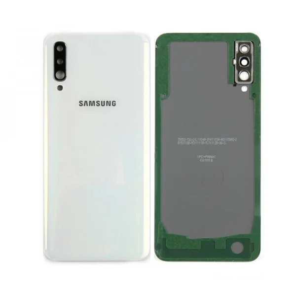 Samsung Galaxy A50 Back Cover With Lens - OEM - White