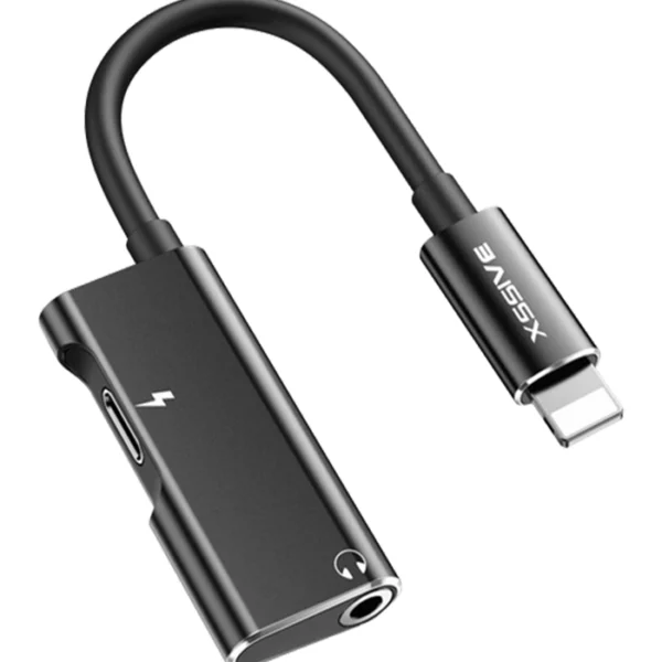 Xssive 2in1 Adapter for iPhone XSS-2IN1L3.5 - Zwart
