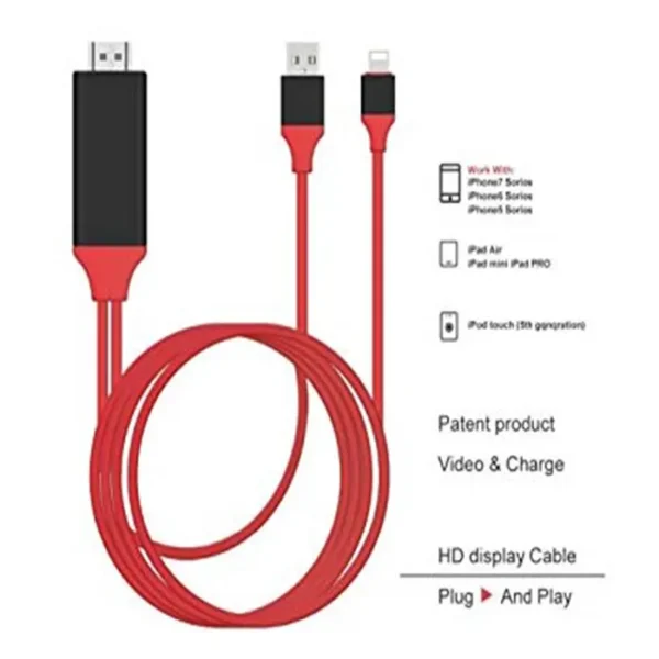 Xssive 2in1 HDTV Cable for iPhone - 2m HD01