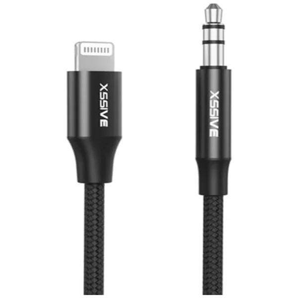 Xssive Braided Aux Cable 8-Pin to 3.5 Aux 1m. XSS-L3.5BR