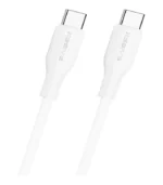 Xssive TPE Braided Serie 65W Type-C to Type-C Cable 1m XSS-TPEBR1MCC - Wit