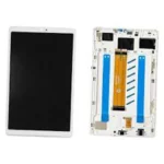 Samsung Galaxy Tab A7 Lite LCD Display With Frame - White OEM