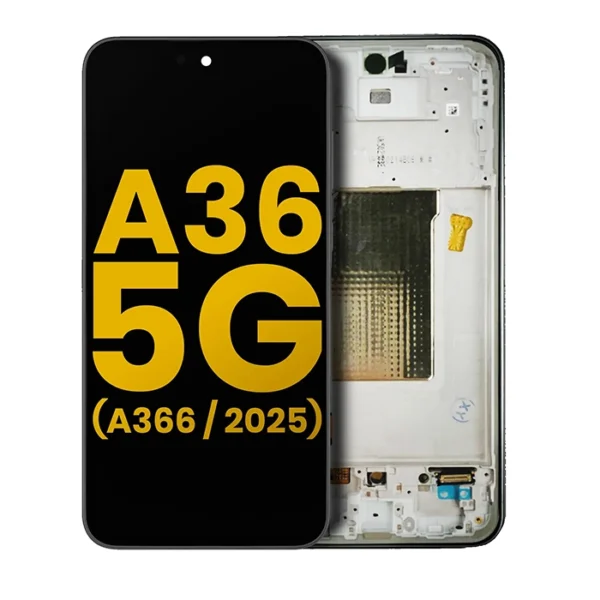 Samsung Galaxy A36 LCD Display With Frame Service Pack - Black