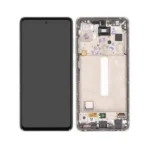 Samsung Galaxy A52 4G/5G, A52s LCD Display With Frame Awesome White Soft-OLED