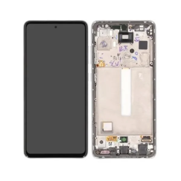 Samsung Galaxy A52s 5G, A52 4G/5G LCD Display OLED with Frame -White