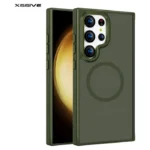 Xssive Back Case voor Magsafe Galaxy S24 Ultra - Groen