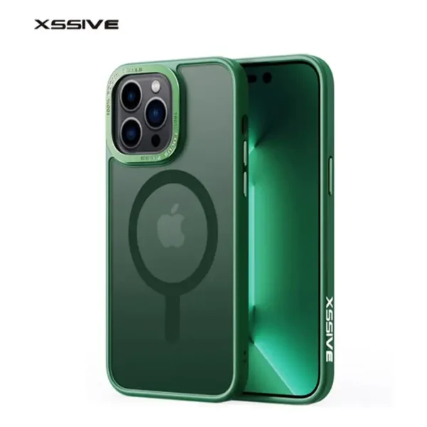 Xssive Back Case voor Magsafe iPhone 16 Plus - Groen