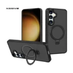 Xssive Back Case voor Magsafe with Stand Galaxy S25 Plus- Zwart