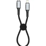 Xssive Braided Cable 30W USB-C to 8-Pin XSS-BR-CL-B-30CM - Zwart
