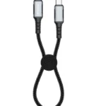 Xssive Braided Cable 60W USB-C to USB-C XSS-BR-CC-B-30CM - Zwart