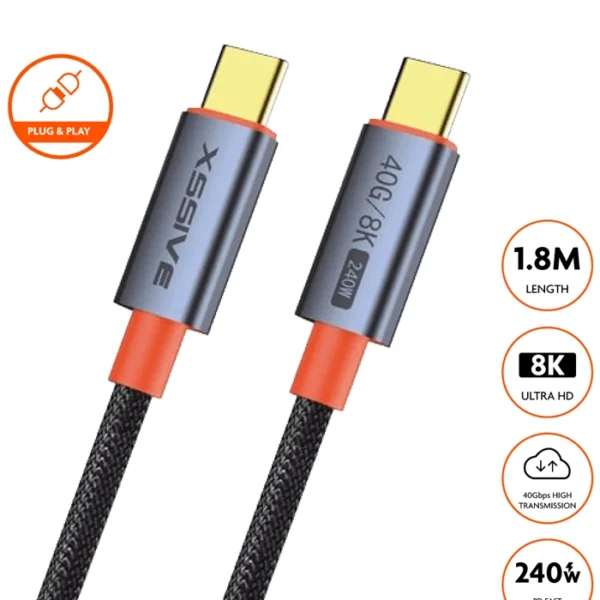 Xssive Super Fast Data Charging Cable XSS-USB4 1.8M