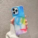 Xssive Tri-Color Back Case voor Magsafe iPhone 14 Plus - Blauw